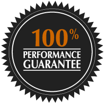 100% Performance Guarantee 100% Performance Guarantee